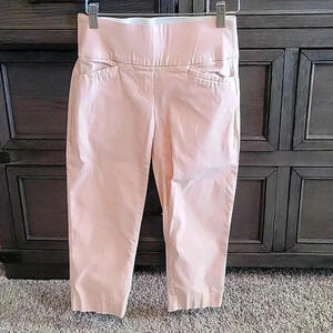 Apt 9 Petite Women's Pale Pink Pull On Stretch CAPRIS